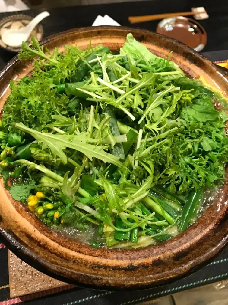 端境期ならではの草鍋